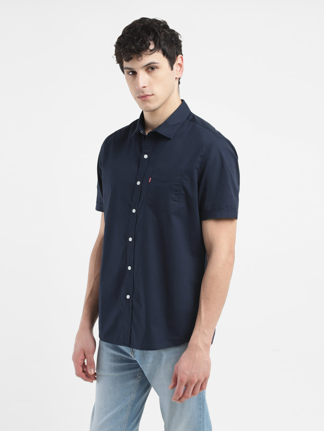 Men's Solid Slim Fit Shirt - 93d76f74-6690-4c95-b228-ffc236a83b1d View