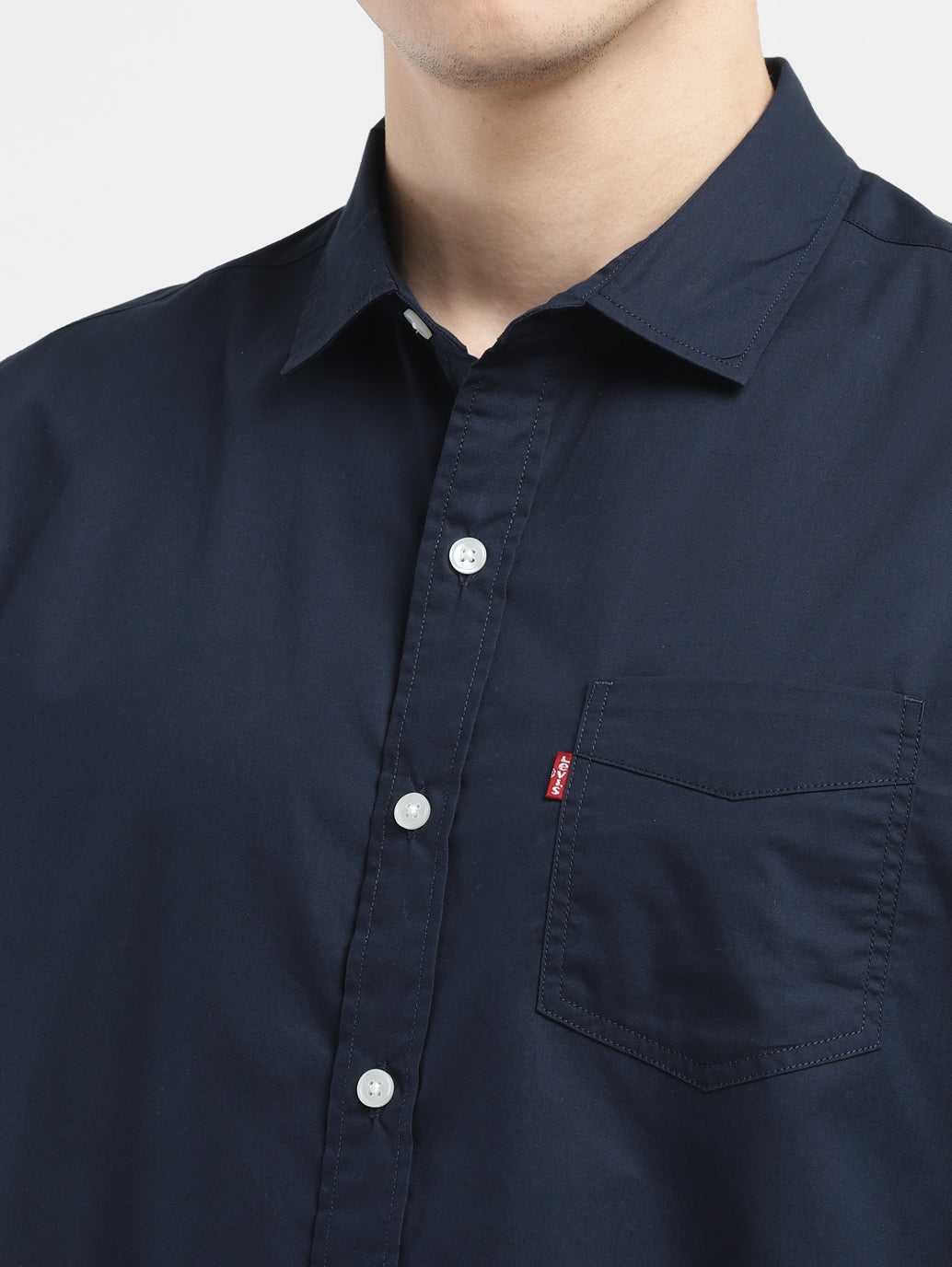 Men's Solid Slim Fit Shirt - 64f73f01-7b26-44bc-b833-588286e5b455 View