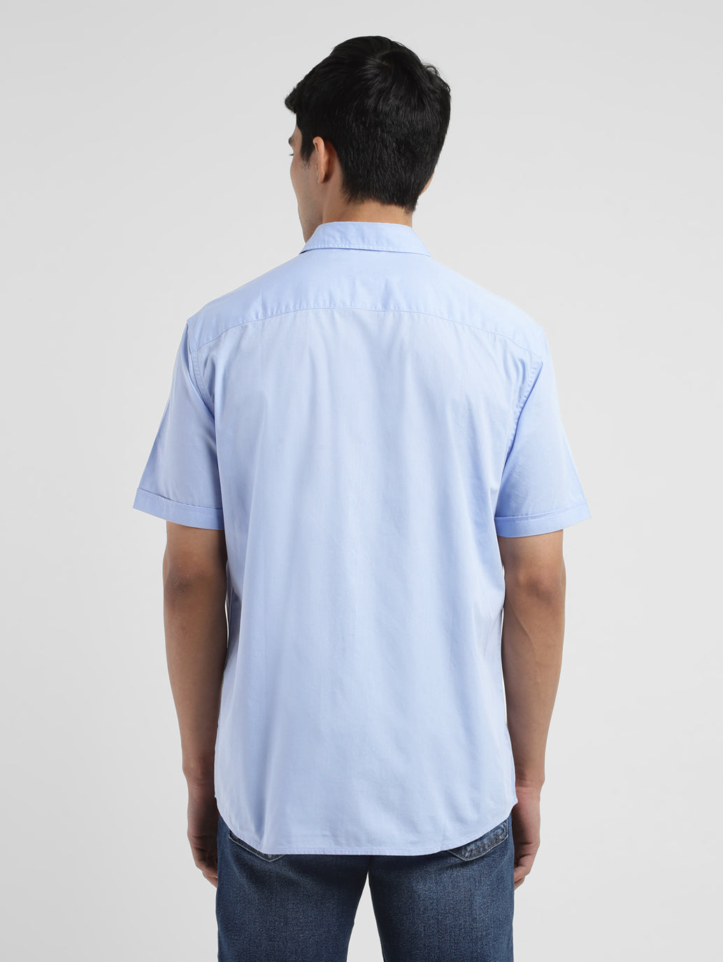 Men's Solid Slim Fit Shirt - eb2bede0-39a2-4a9b-b09e-a8b49b64024b View