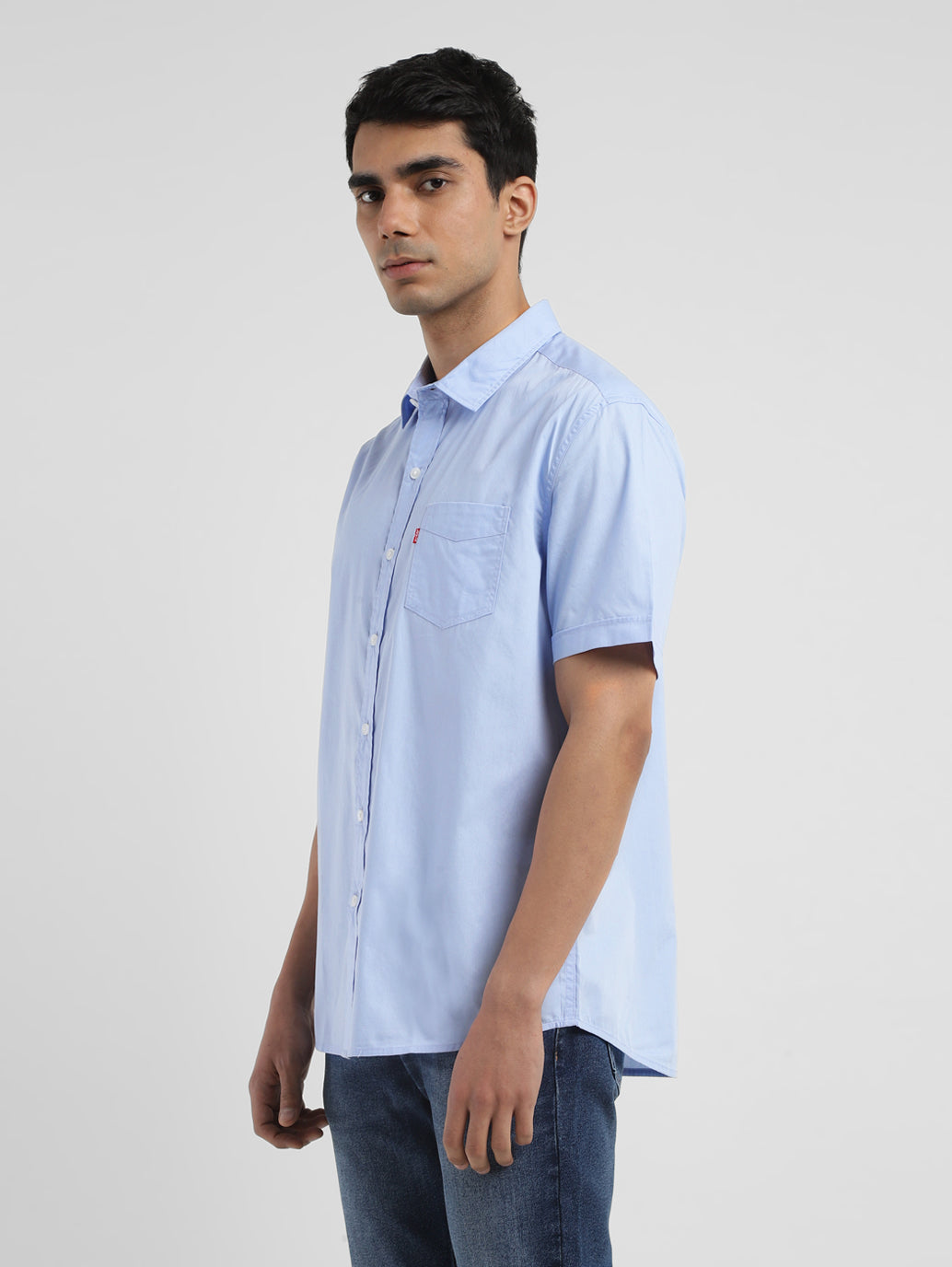 Men's Solid Slim Fit Shirt - 2220d5f2-f426-4693-8fca-de42cec9dc35 View