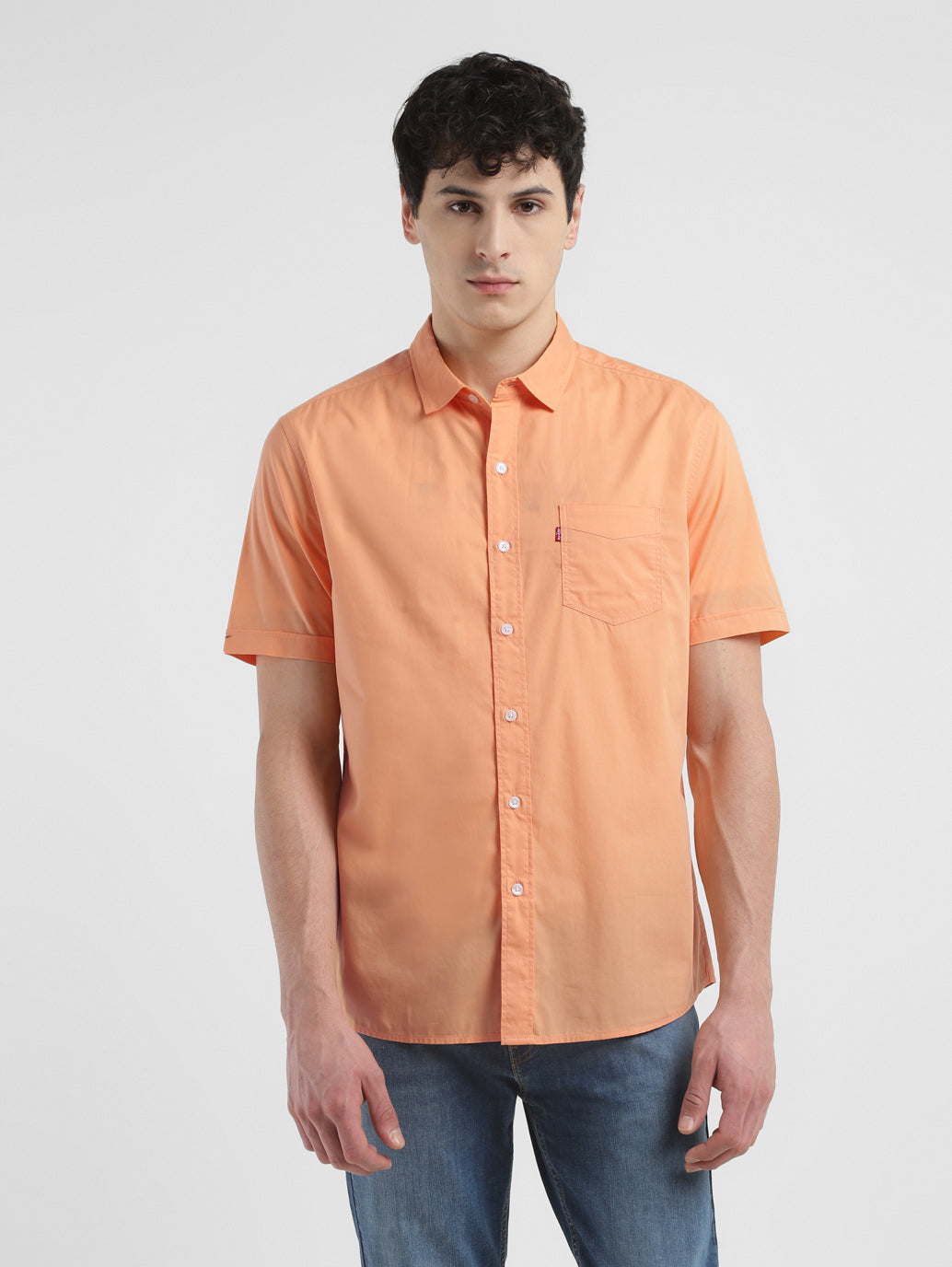 Men's Solid Slim Fit Shirt - 66b4ea31-7695-4deb-abb6-4c036334383f View