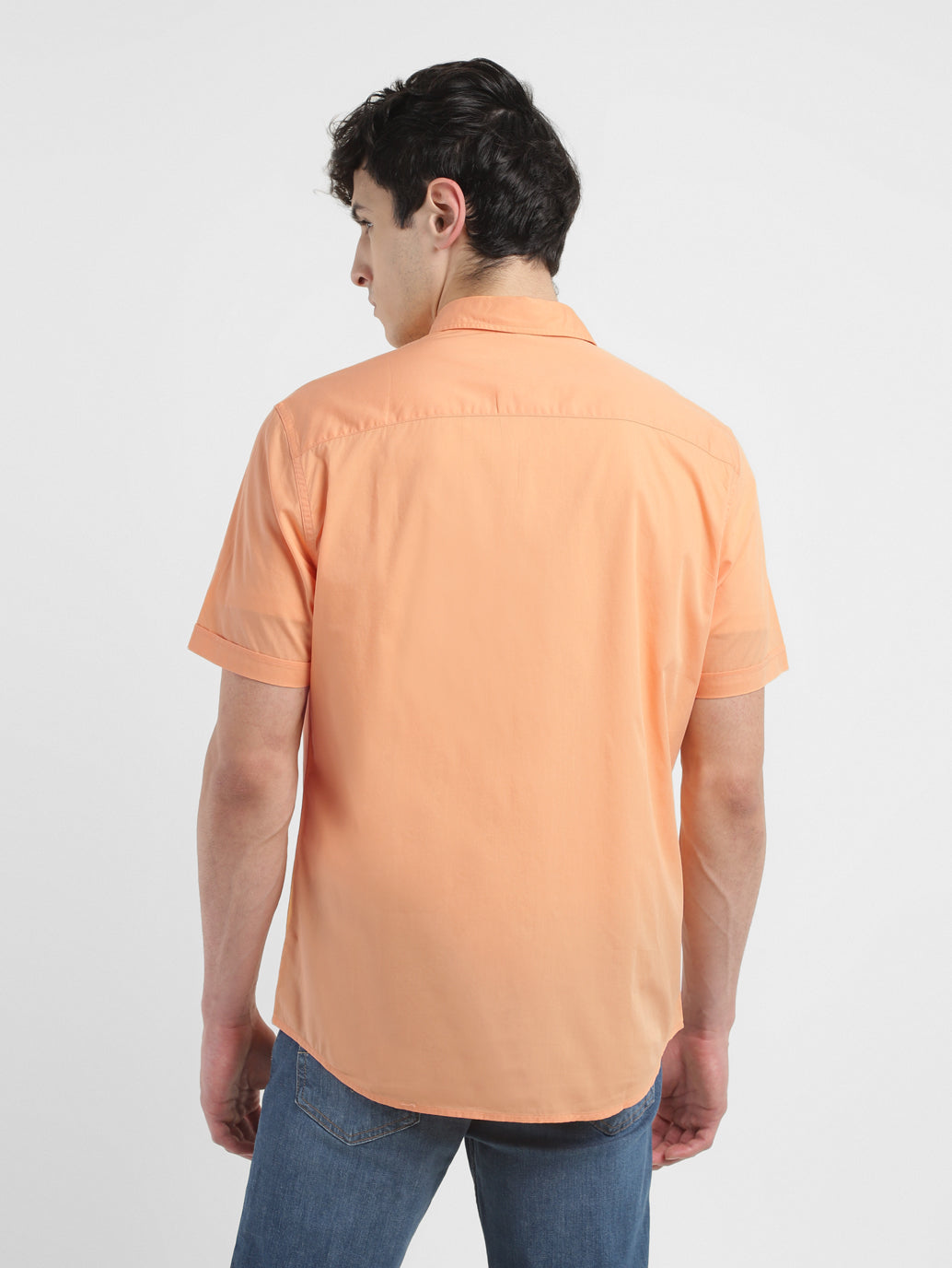 Men's Solid Slim Fit Shirt - 68c9cdb5-da14-4763-b47c-8cea49c2cfd9 View