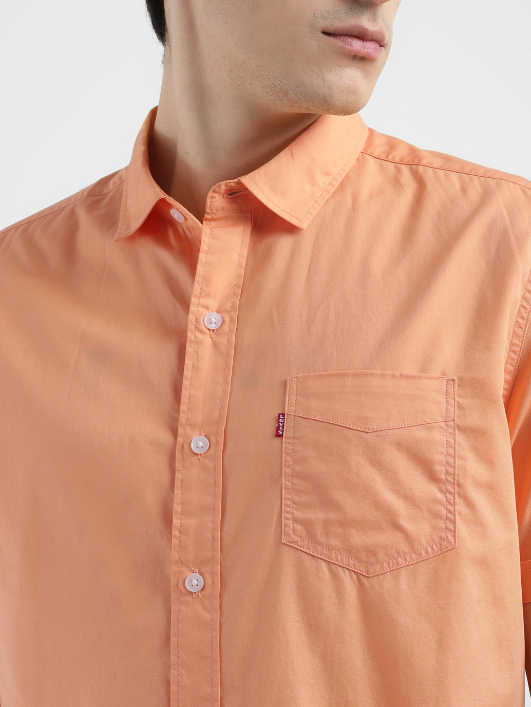 Men's Solid Slim Fit Shirt - d9bfecea-d6ae-4173-96da-33cd2692dcd8 View