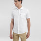 Men's Solid Slim Fit Shirt - StyleShot View