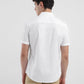 Men's Solid Slim Fit Shirt - Back View
