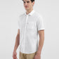 Men's Solid Slim Fit Shirt - Side View