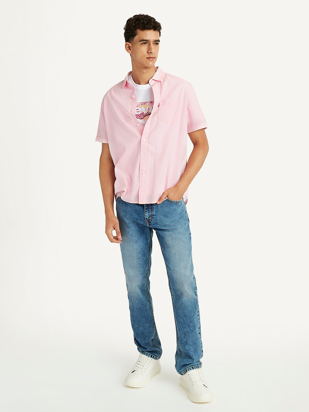 Men's Solid Regular Fit Shirt