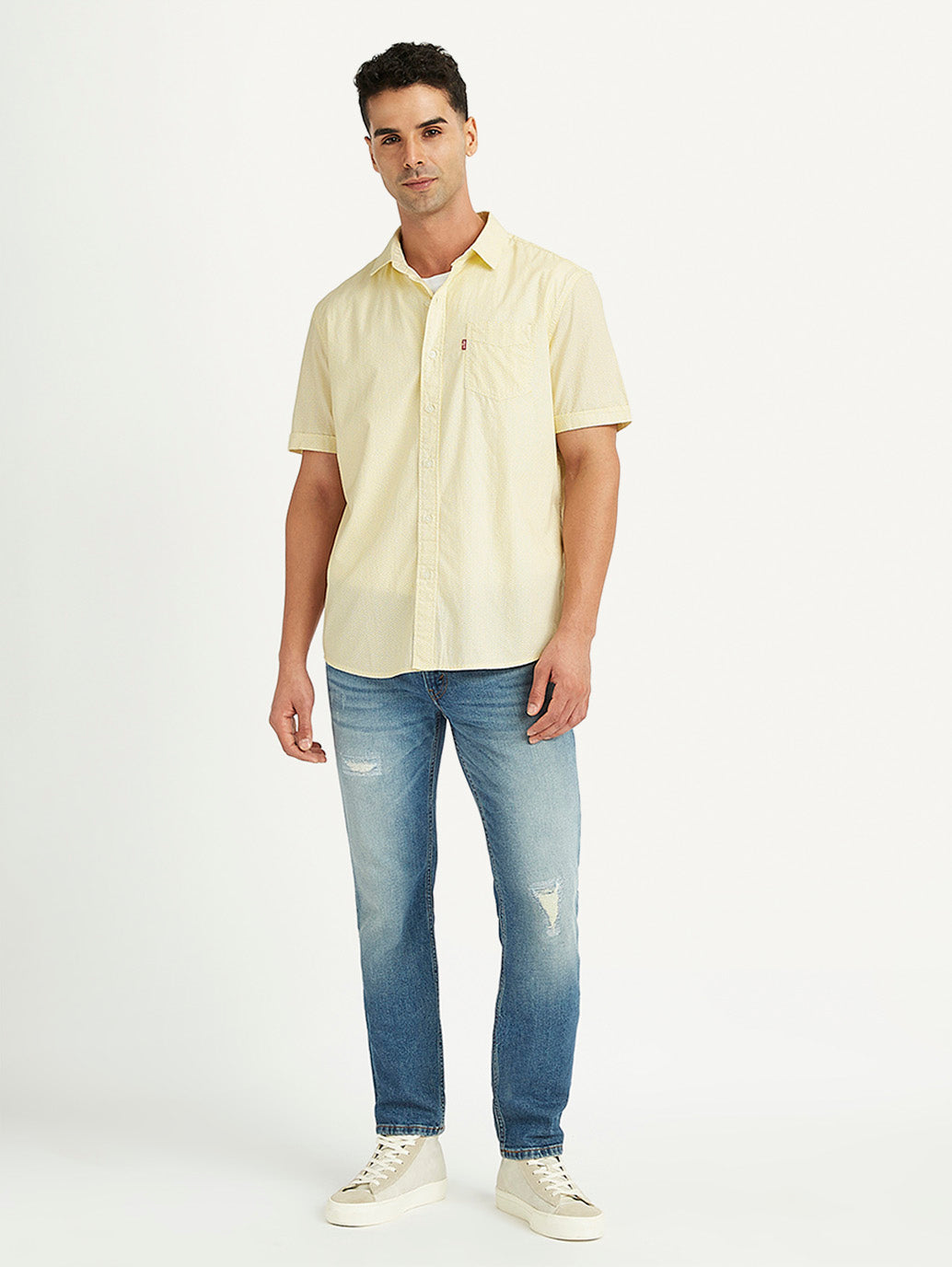 Men's Solid Regular Fit Shirt - 63e85b7b-1ffb-40cd-81ac-7790662f3694 View