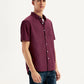 Men's Solid Slim Fit Shirt - Side View