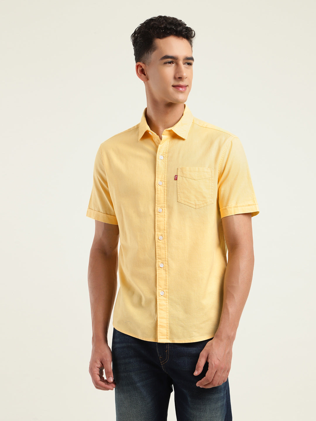 Men's Solid Slim Fit Shirt - dc687c0d-2315-4d08-a9af-49dee3e1a84f View