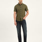 Men's Solid Slim Fit Shirt - ModelFront View