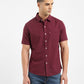Men's Solid Slim Fit Shirt - Front View