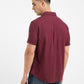 Men's Solid Slim Fit Shirt - Back View