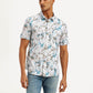 Men's Floral Slim Fit Shirt - Front View