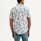 Men's Floral Slim Fit Shirt - Back View