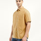 Men's Solid Slim Fit Shirt - Side View