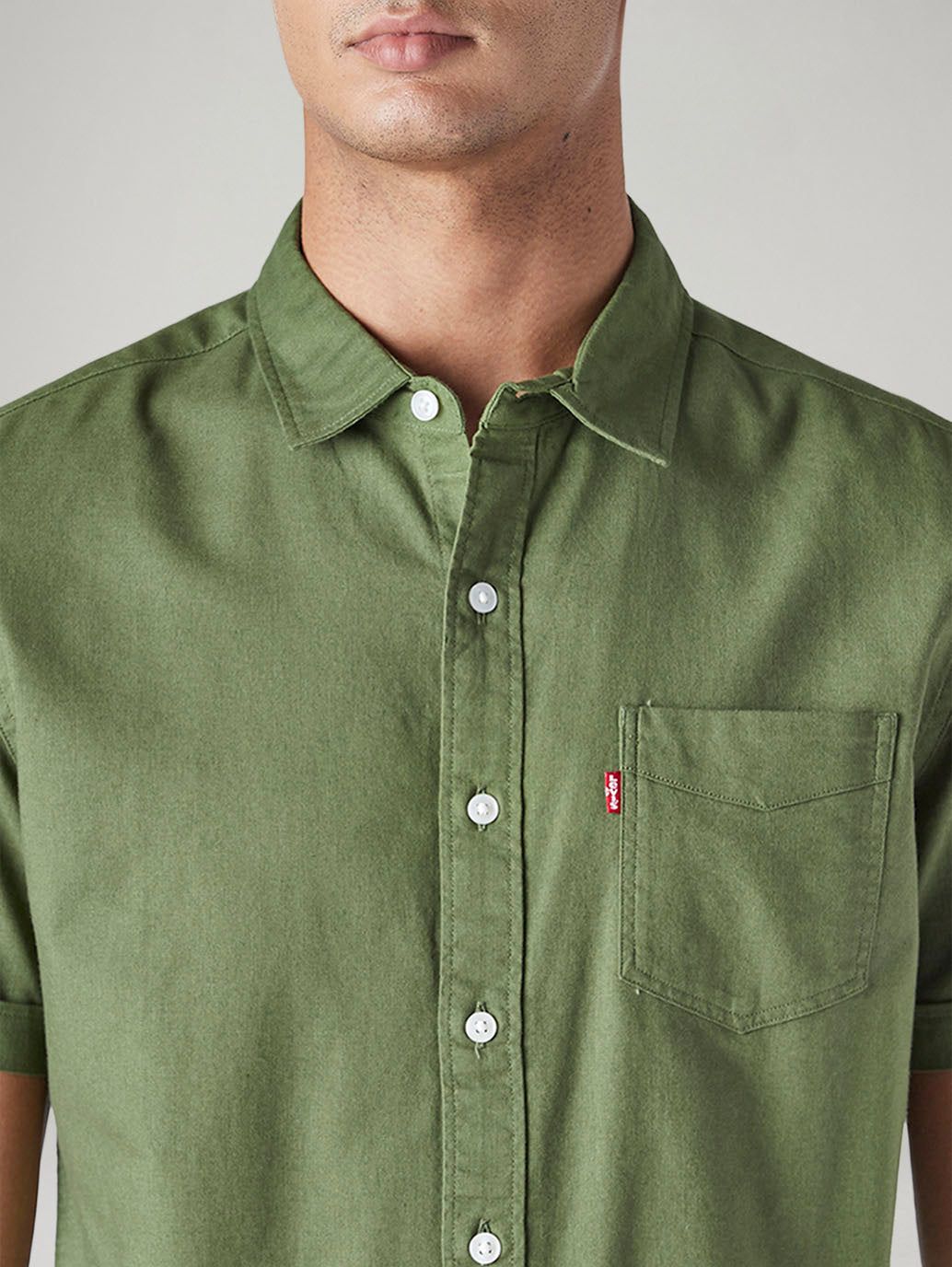 Men's Solid Slim Fit Oxford Shirt - 20 View
