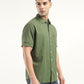Men's Solid Slim Fit Shirt - side View