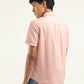 Men's Solid Slim Fit Shirt - Back View