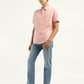 Men's Solid Slim Fit Shirt - ModelFront View