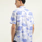 Men's Printed Slim Fit Shirt - Back View