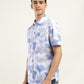 Men's Printed Slim Fit Shirt - Side View