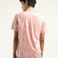 Men's Printed Slim Fit Shirt - Back View