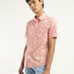 Men's Printed Slim Fit Shirt - Side View