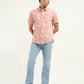 Men's Printed Slim Fit Shirt - ModelFront View