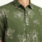 Men's Printed Slim Fit Shirt - Detail View