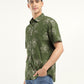 Men's Printed Slim Fit Shirt - Side View