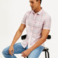 Men's Checkered Slim Fit Shirt - Styleshot View
