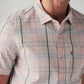 Men's Checkered Slim Fit Shirt - Detail View