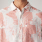 Men's Abstract Slim Fit Shirt - Detail View