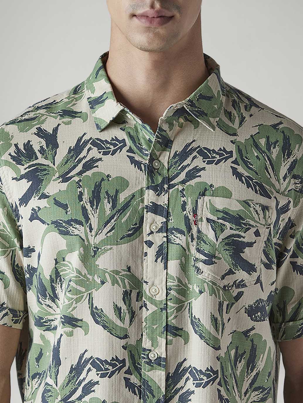 Men's Printed Slim Fit Shirt - 20 View
