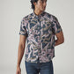 Men's Printed Slim Fit Dobby Shirt - Styleshot View