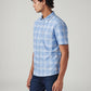 Men's Checkered Slim Fit Shirt - Side View