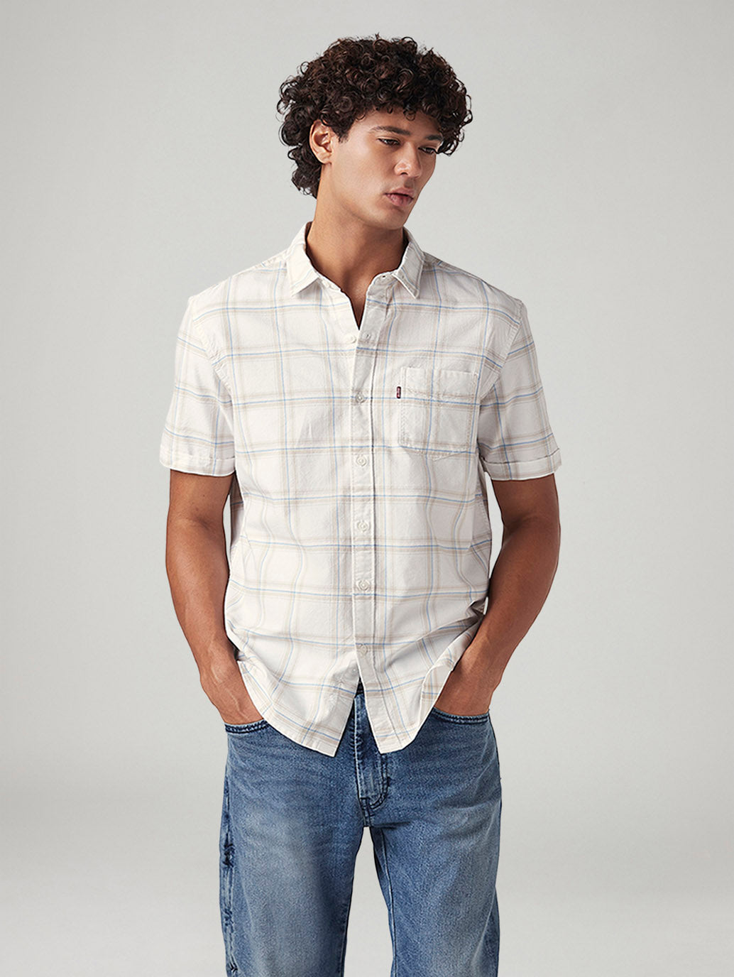 Men's Checkered Slim Fit Shirt