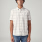 Men's Checkered Slim Fit Shirt - Front View