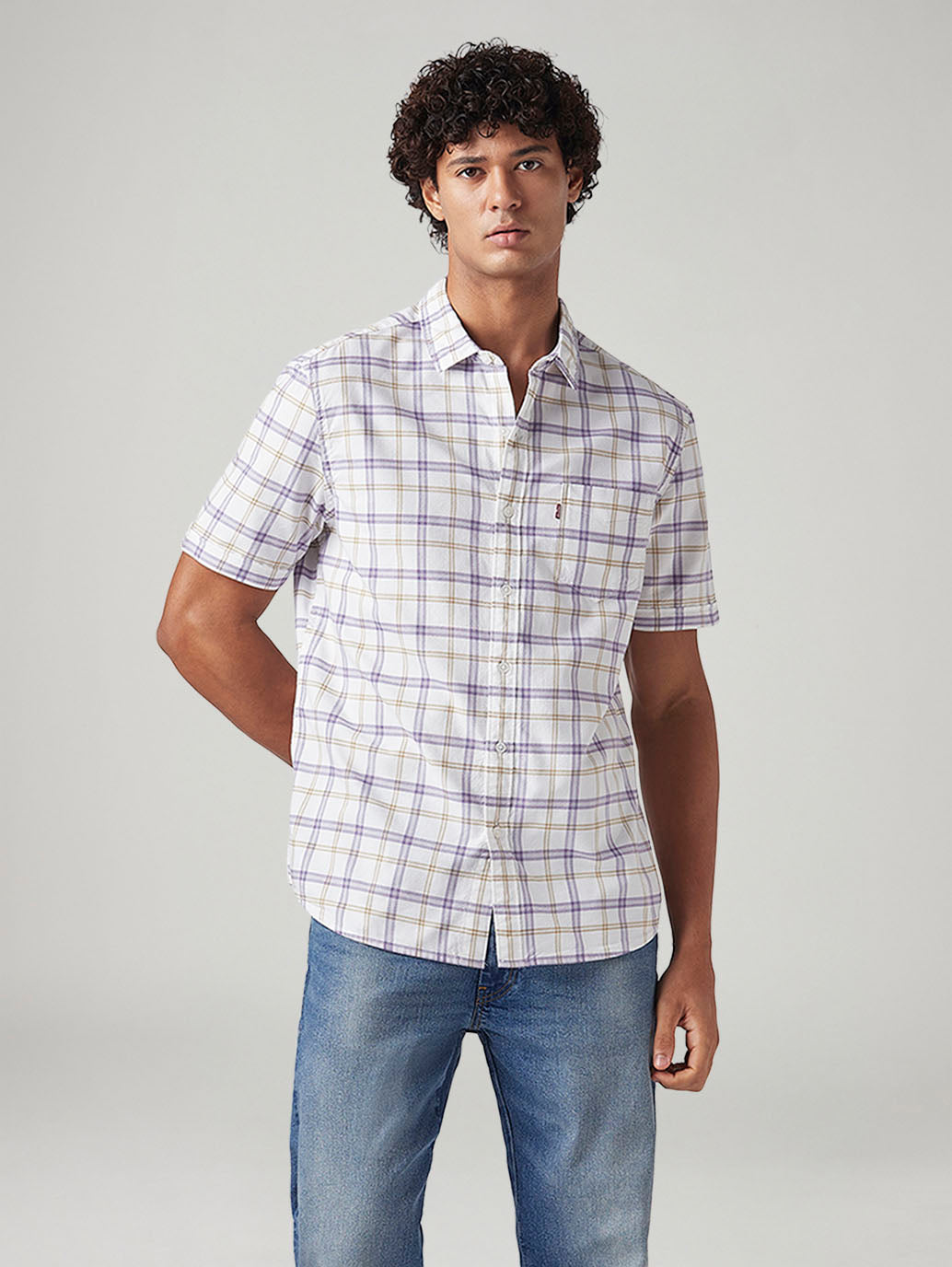 Men's Checkered Slim Fit Shirt