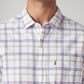 Men's Checkered Slim Fit Shirt - Detail View