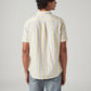 Men's Striped Relaxed Fit Shirt - Back View
