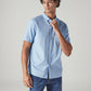 Men's Solid Slim Fit Oxford Shirt - Styleshot View