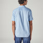 Men's Solid Slim Fit Oxford Shirt - Back View