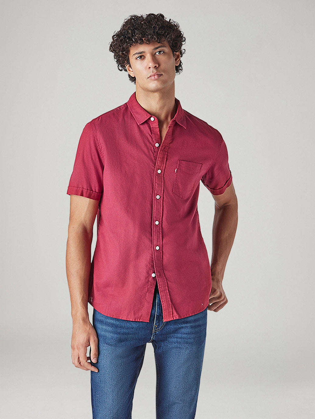 Men's Solid Slim Fit Shirt