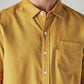 Men's Solid Slim Fit Shirt - Detail View