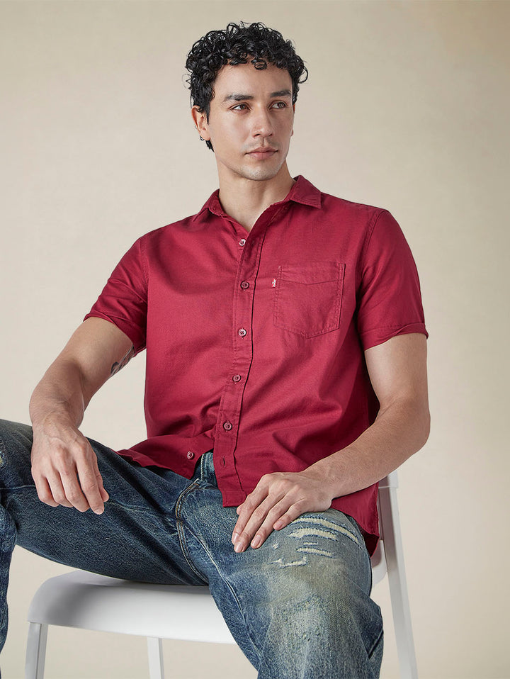 Men's Solid Slim Fit Shirt