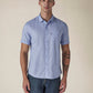 Men's Solid Button Down Collar Slim Fit Oxford Shirt - Front View