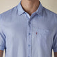 Men's Solid Button Down Collar Slim Fit Oxford Shirt - detail View