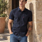 Men's Solid Button Down Collar Slim Fit Oxford Shirt - 329080458 View